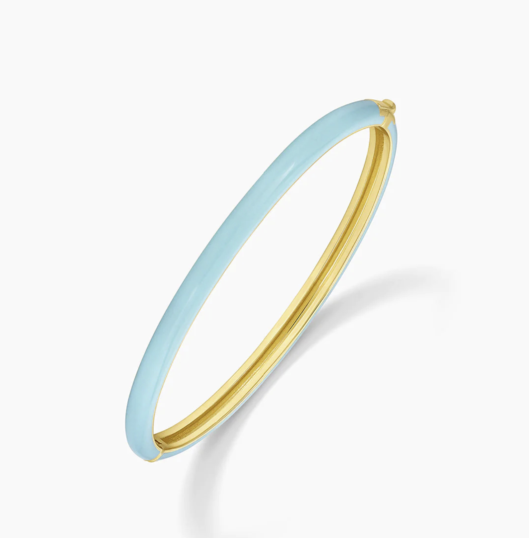 Gorjana Paseo Enamel Cuff - Light Turquoise