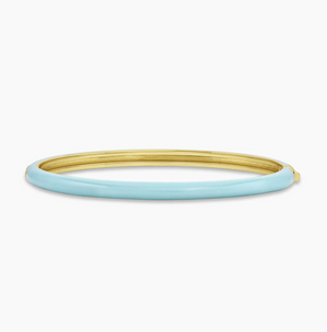 Gorjana Paseo Enamel Cuff - Light Turquoise