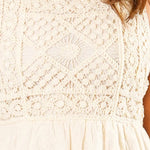 woman in white dress 