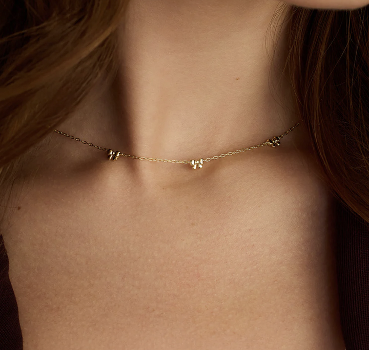Gorjana Mini Bow Necklace