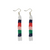June Colorblock Petite Beaded Fringe Earrings St. Tropez