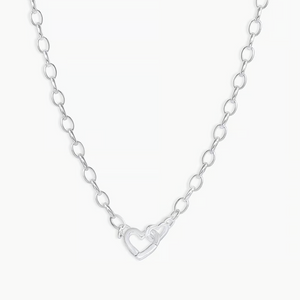 Gorjana Parker Heart Mini Necklace - Silver