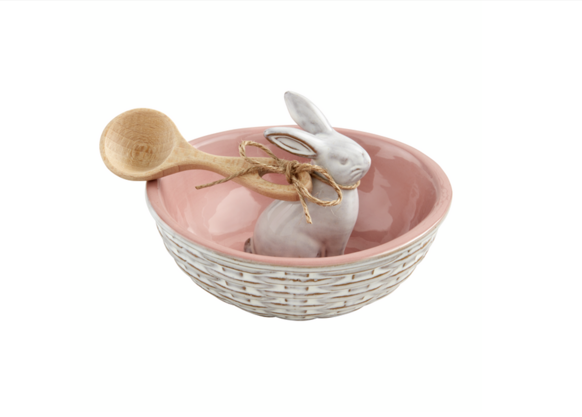 Pink Bunny Tidbit Bowl