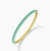 Gorjana Paseo Enamel Cuff - Kelly Green