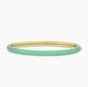 Gorjana Paseo Enamel Cuff - Kelly Green