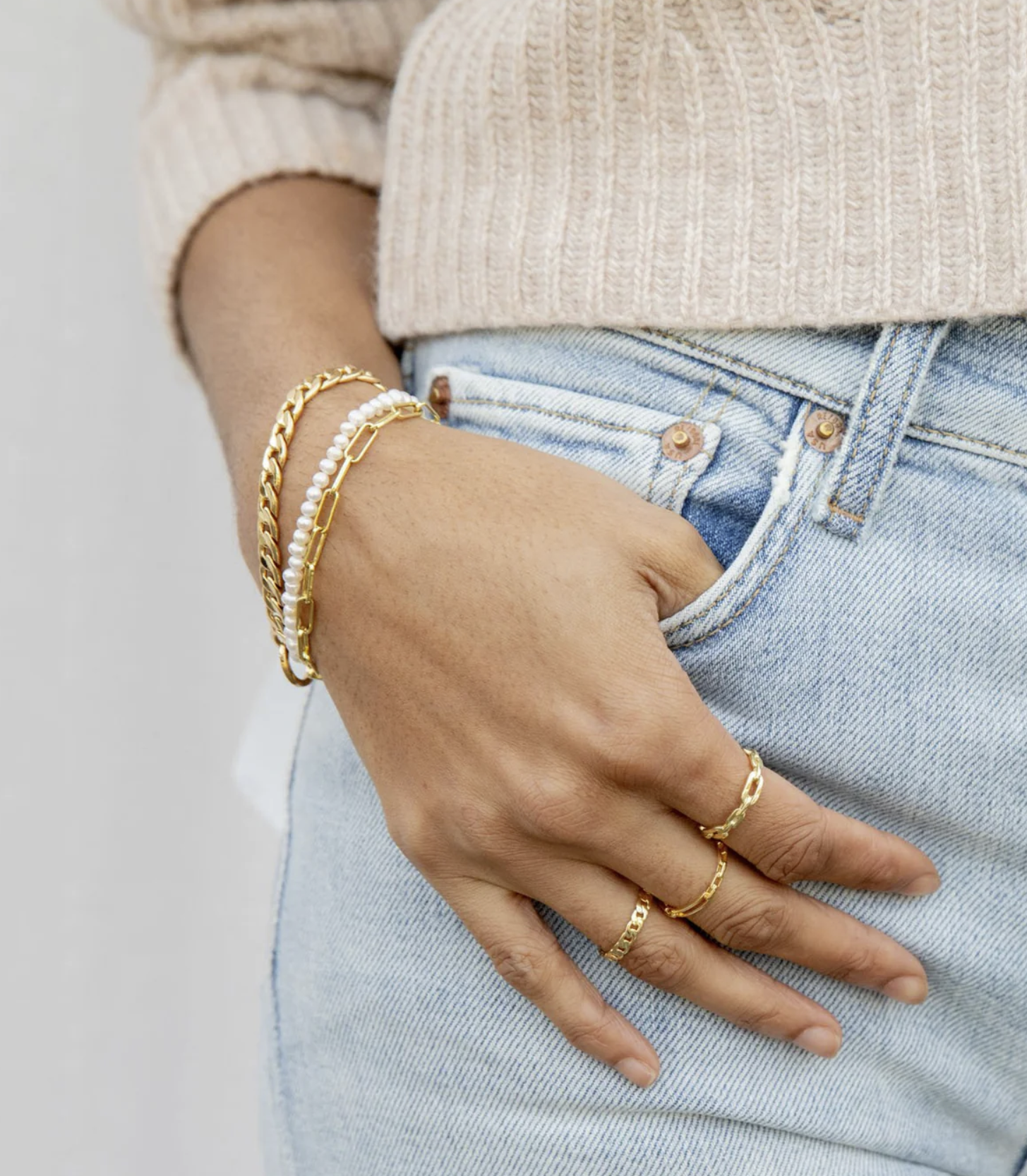 Gorjana Parker Pearl Bracelet