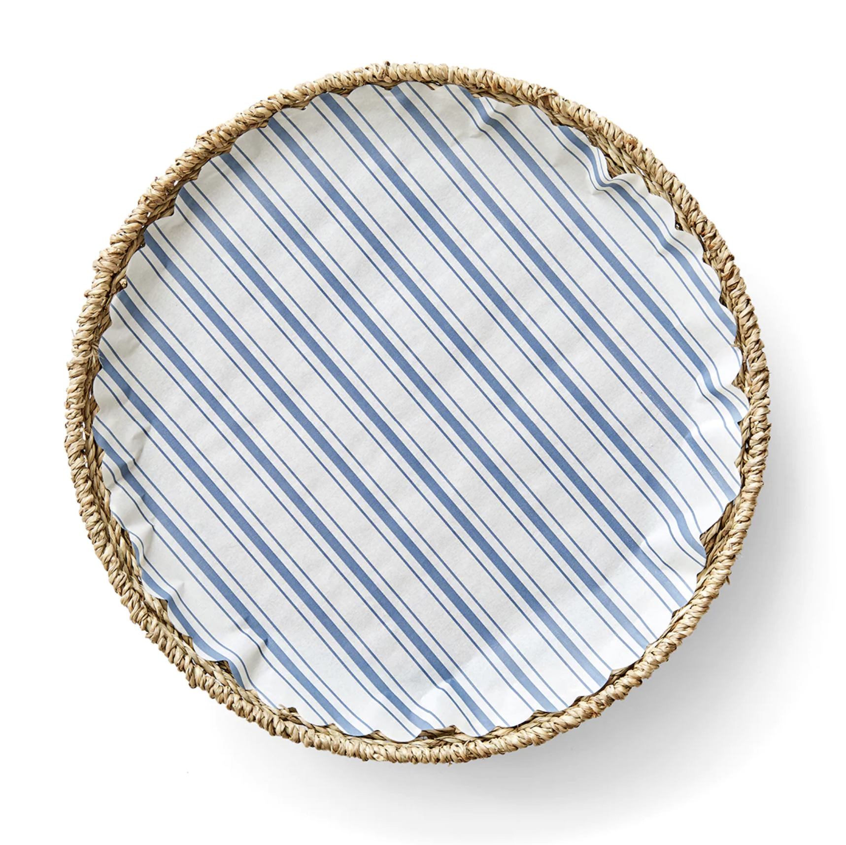 Seascape Blue Flat Plate Liners