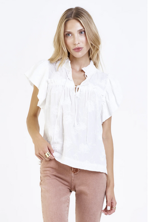 Siena Top - Pearled Ivory