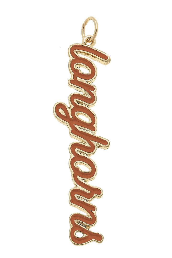 Texas Longhorns Enamel Script Charm