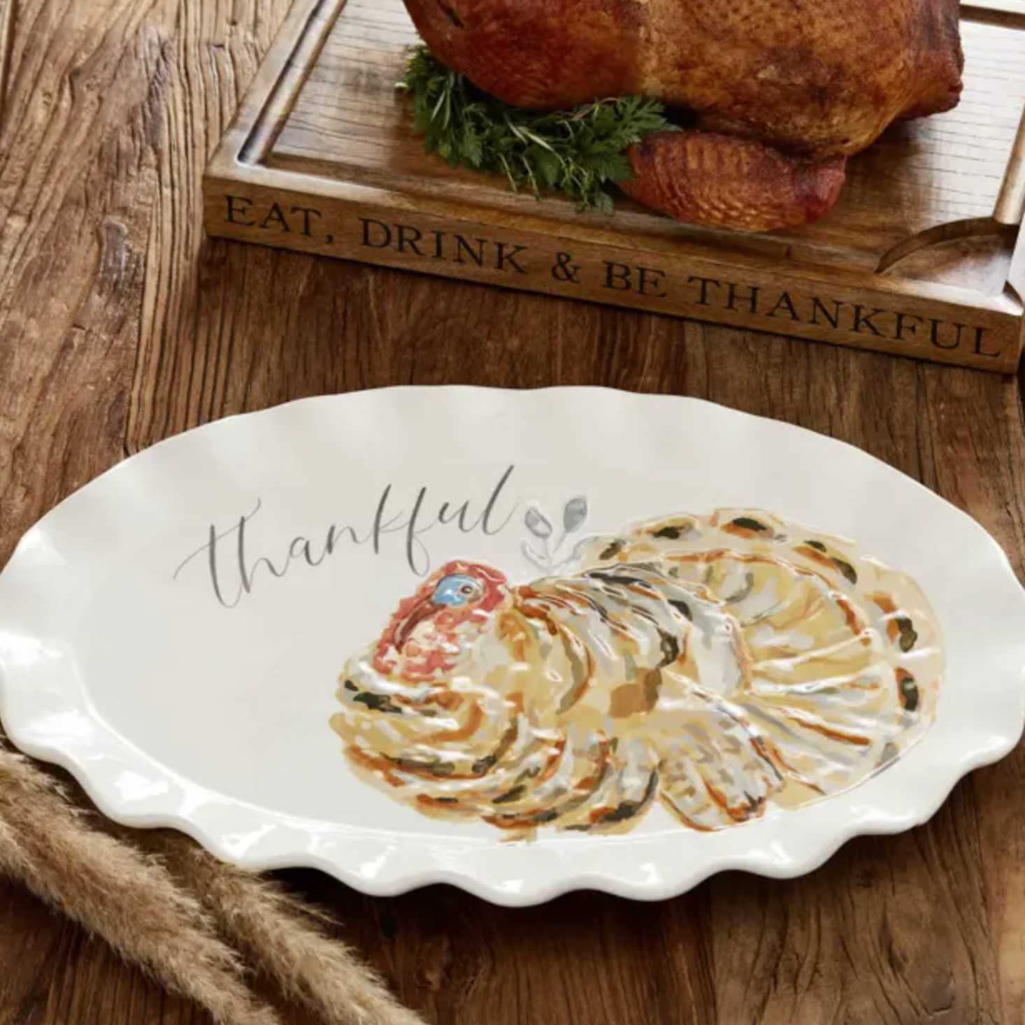 Thankful Turkey Platter
