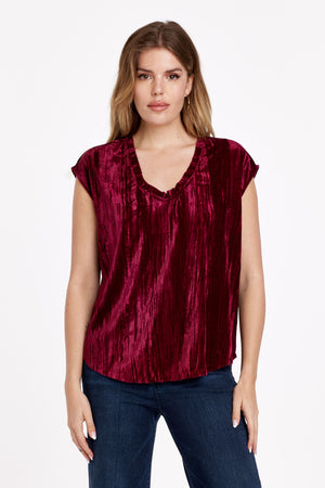 Yanis Top - Red Plum