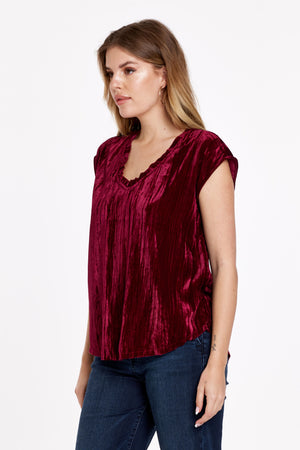 Yanis Top - Red Plum