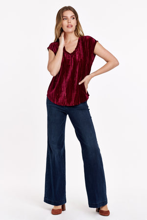 Yanis Top - Red Plum