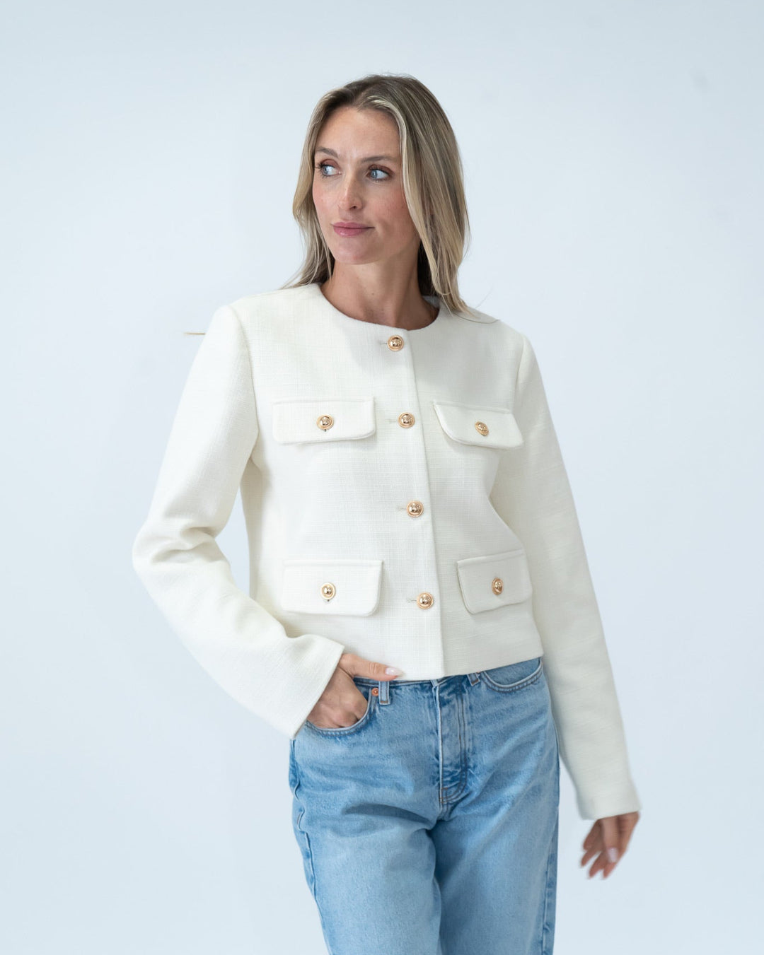 Blakey Round Neck Blazer