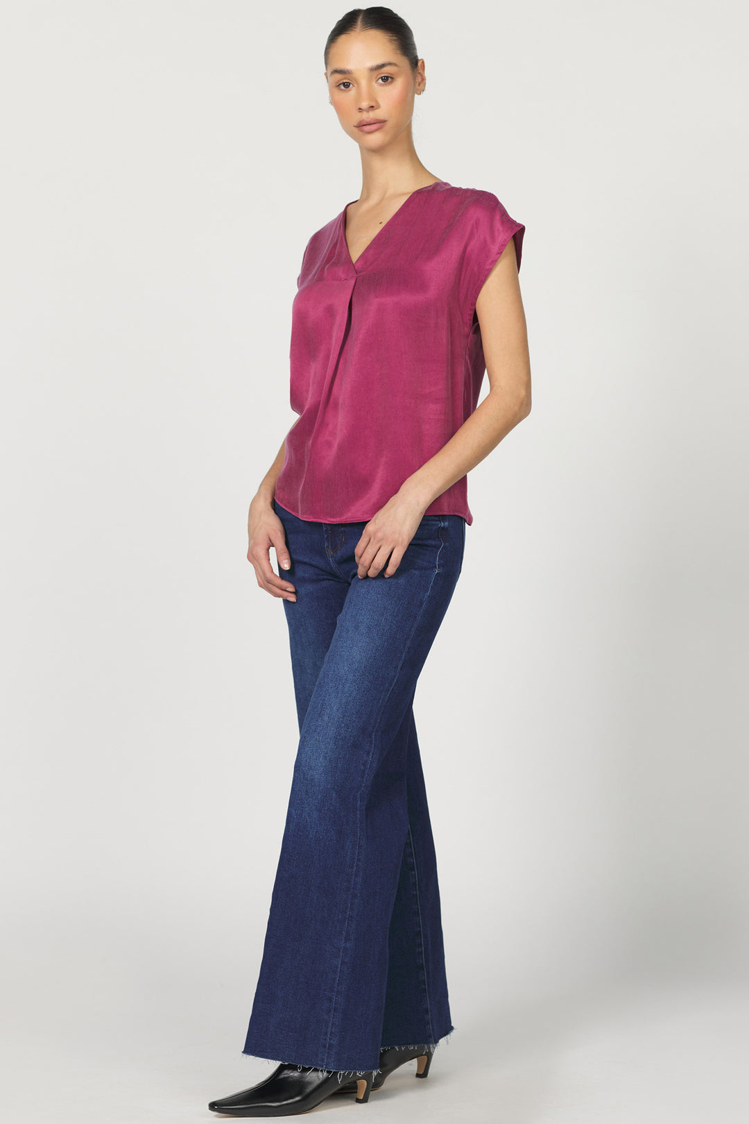 Kristen Top Forest Night - Dahlia Mauve