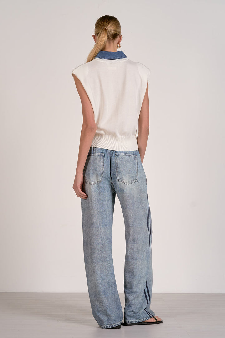 Elodie Knit Polo Top