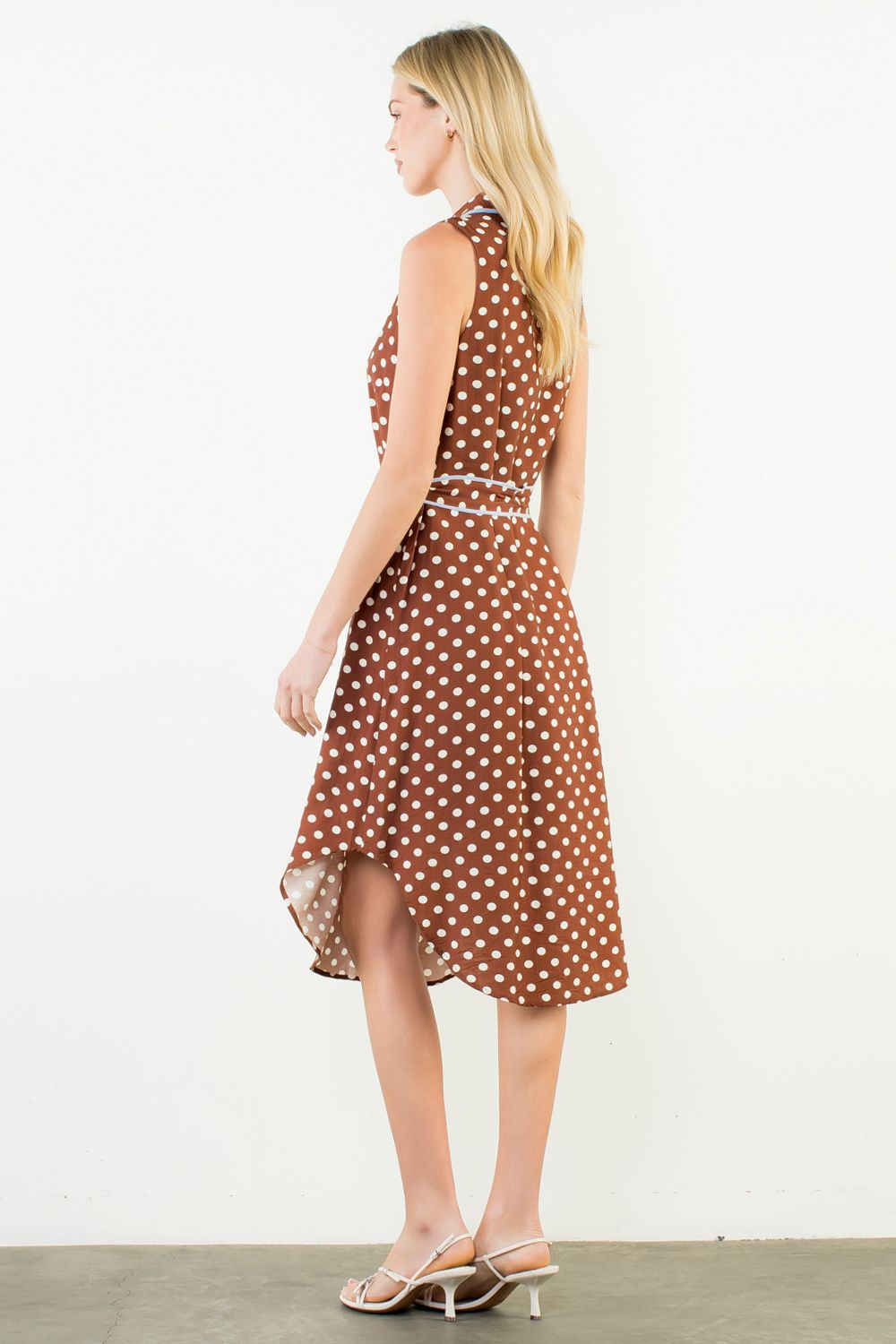 Rowan Polka Dot Midi Dress