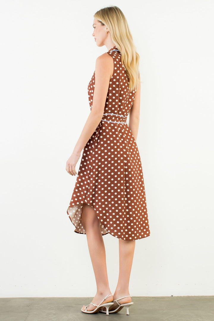Rowan Polka Dot Midi Dress
