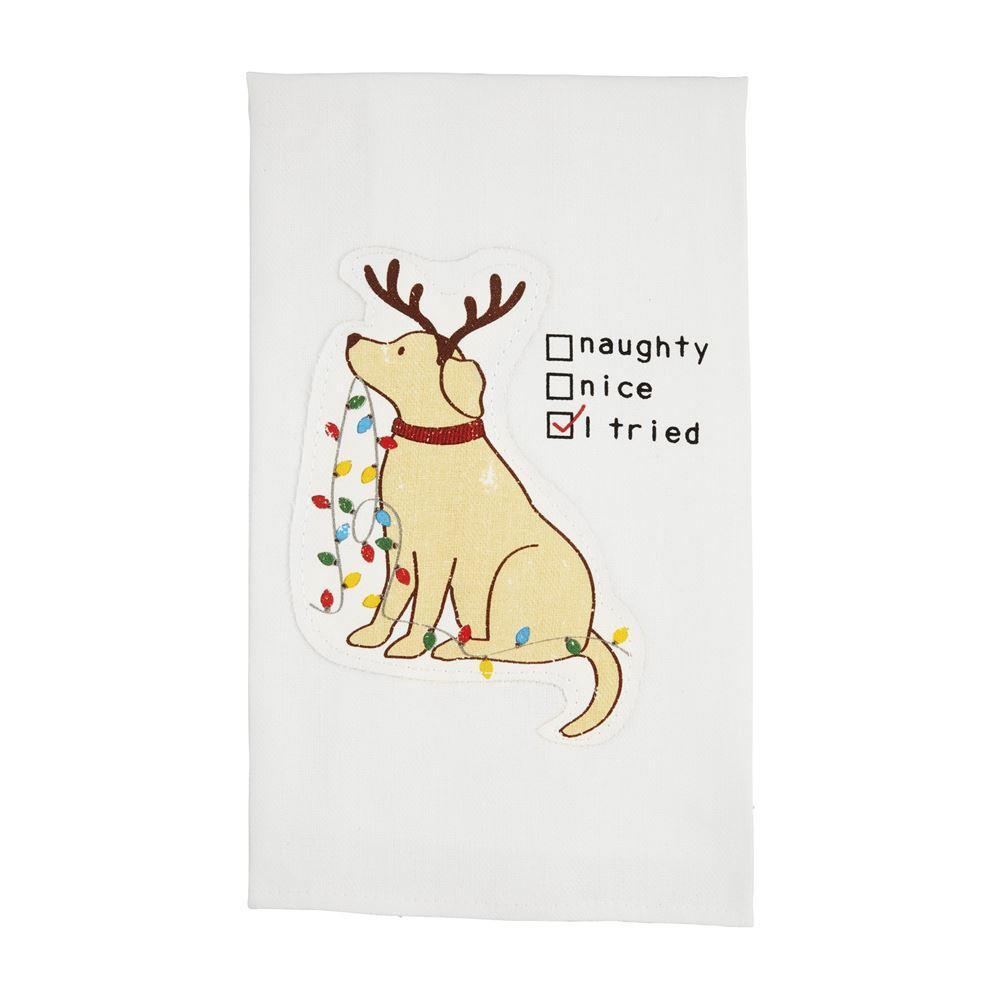 Holiday Pups I Tried Towel