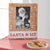 Capture the wonder of the holiday season with this painted wood block frame features printed sentiment and holds 4" x 6" photo. Fits 4" x 6" picture Overall size: 9" x 7"