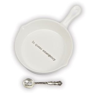 Skillet Queso Dip Bowl Set