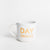 Start your day with some fun! This "Day Drinker" gold foil imprint mug from Chez Gagne is perfect for your coffee, tea or wine.  Oversize 16oz. Ceramic Mug Gold Foil Lettering Stackable Hand Wash Only. Do Not Microwave.