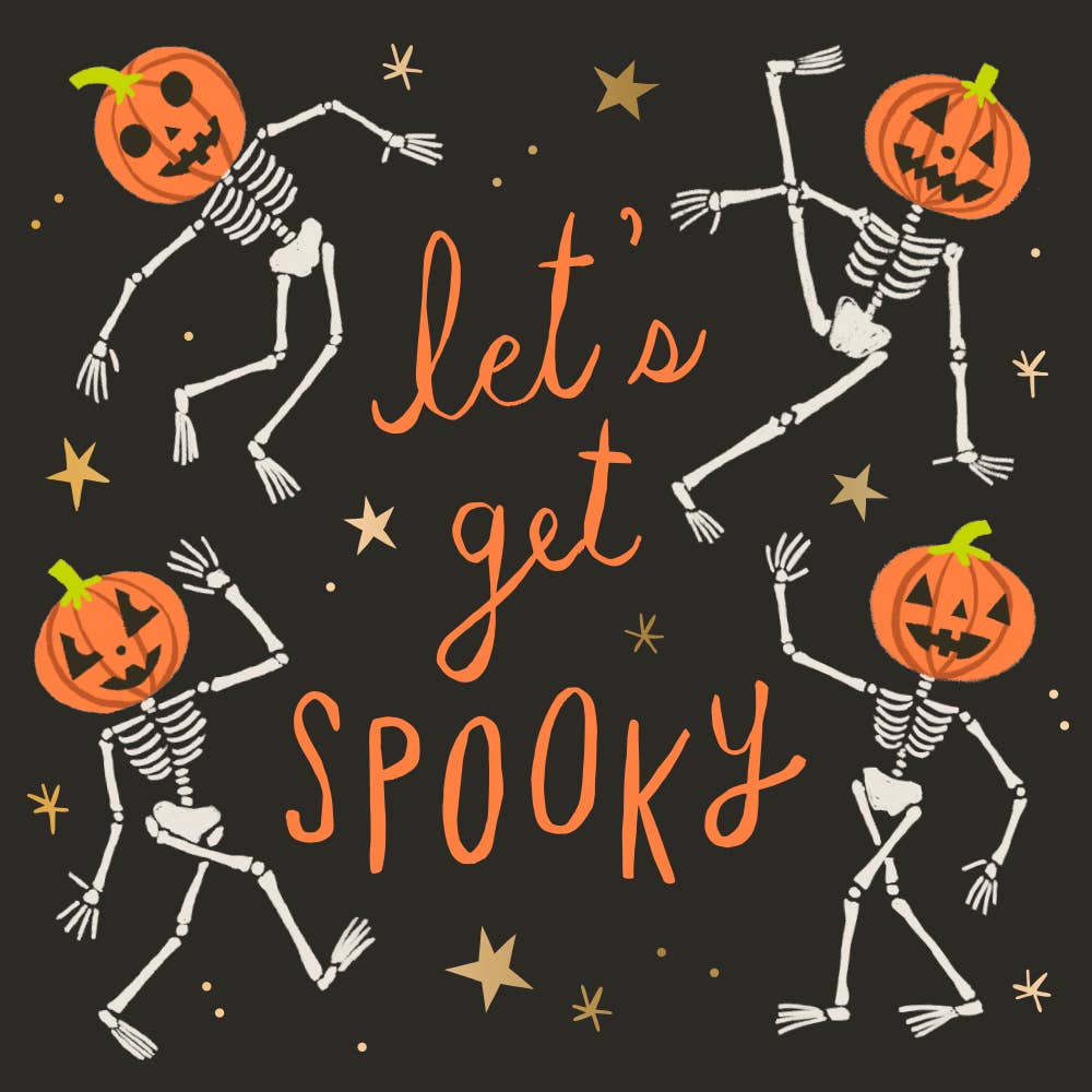 Funny Halloween Cocktail Napkins | Let's Get Spooky - 20ct