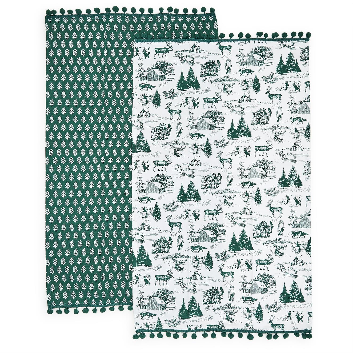 Holiday Forest Dish Towels (set of 2)