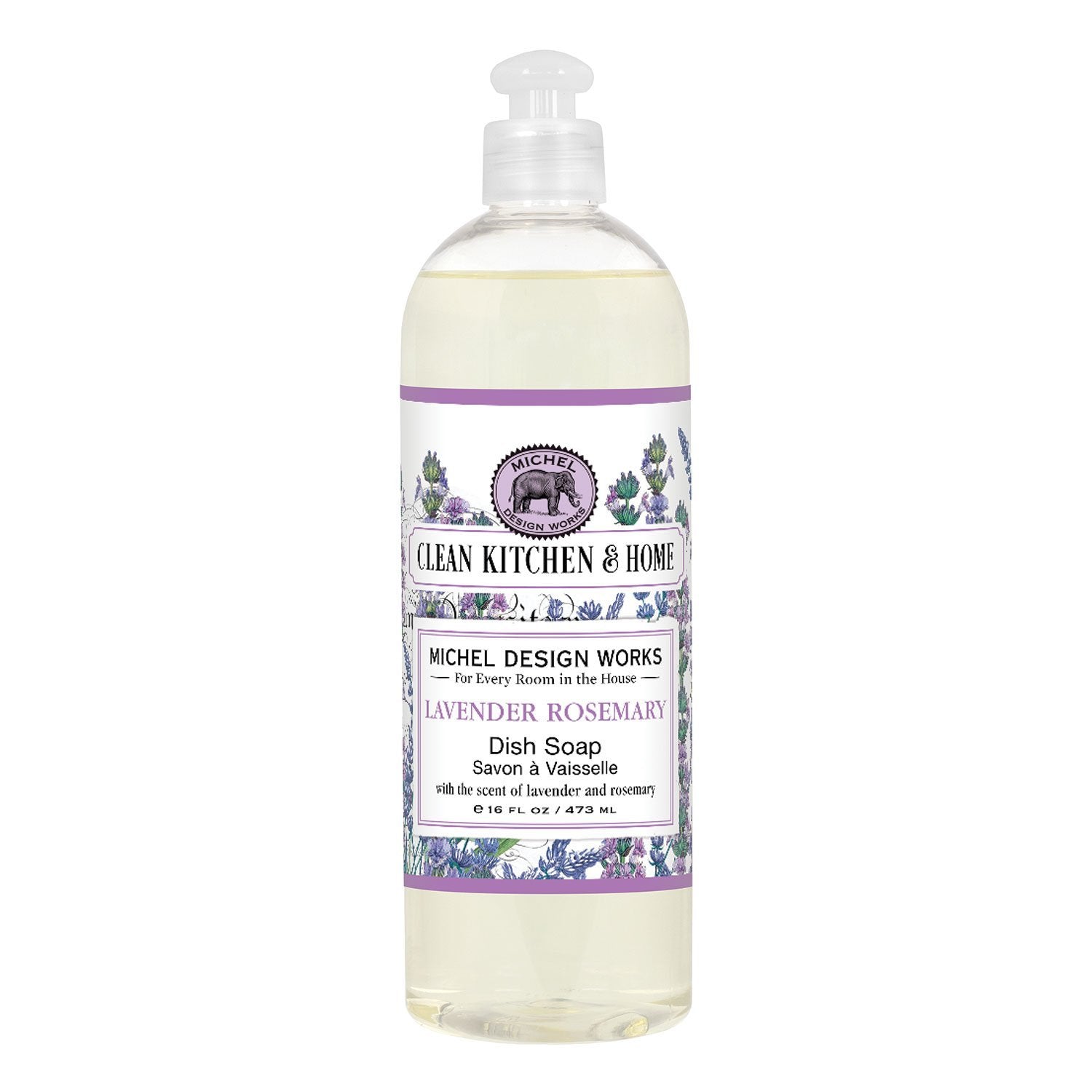 Lavender Rosemary combines two fragrant botanicals in one lovely, popular scent. Washing dishes may be a chore, but the effectiveness and amazing fragrance of this dish soap will lighten the task and make dishes sparkle.