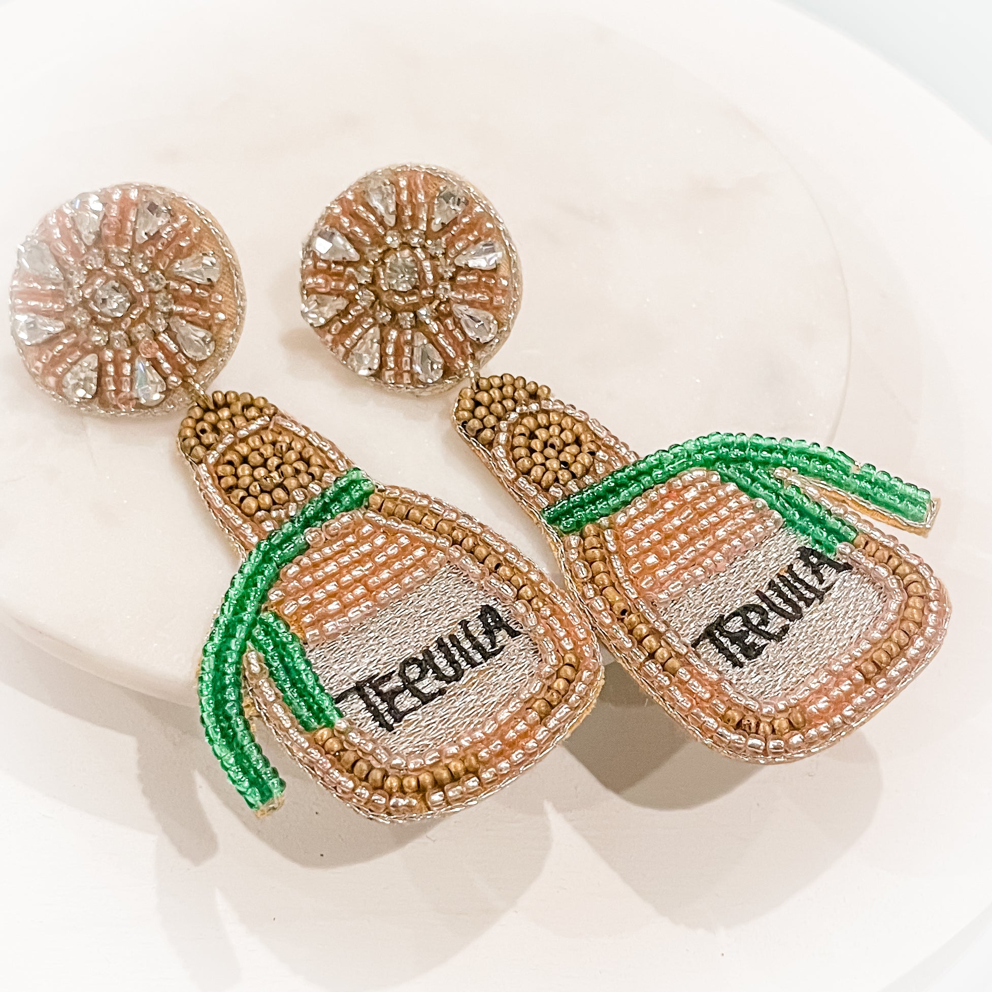 Tequila Beaded Earrings