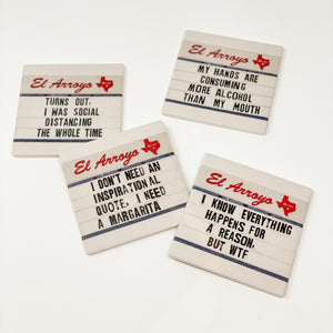 El Arroyo Ceramic Coaster Set