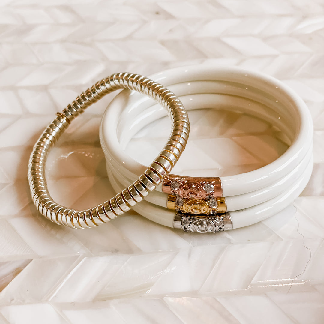 BuDhaGirl Ivory Three Kings All Weather Bangles® (AWB®)