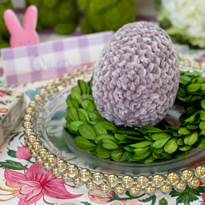 Gold Beads Appetizer Plate