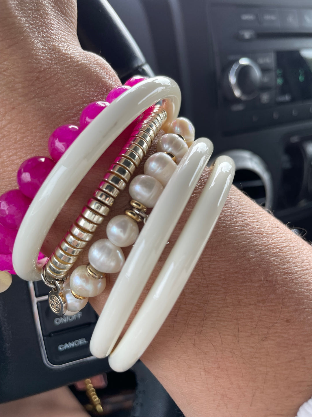 BuDhaGirl Ivory Three Kings All Weather Bangles® (AWB®)