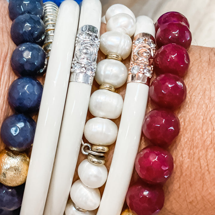 BuDhaGirl Ivory Three Kings All Weather Bangles® (AWB®)