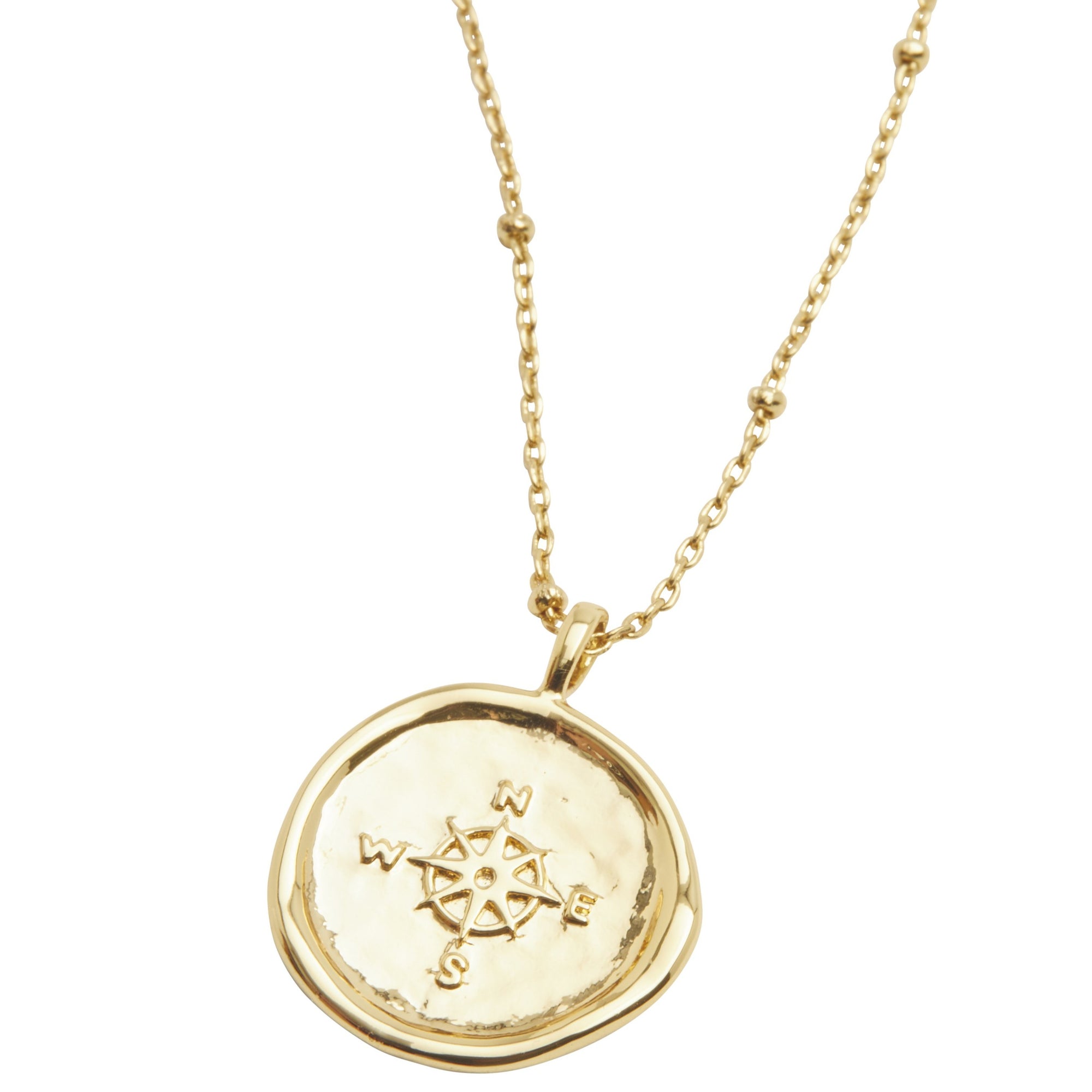 Gorjana Compass Coin Necklace