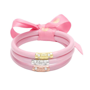 BuDhaGirl Pink Three Kings All Weather Bangles® (AWB®)