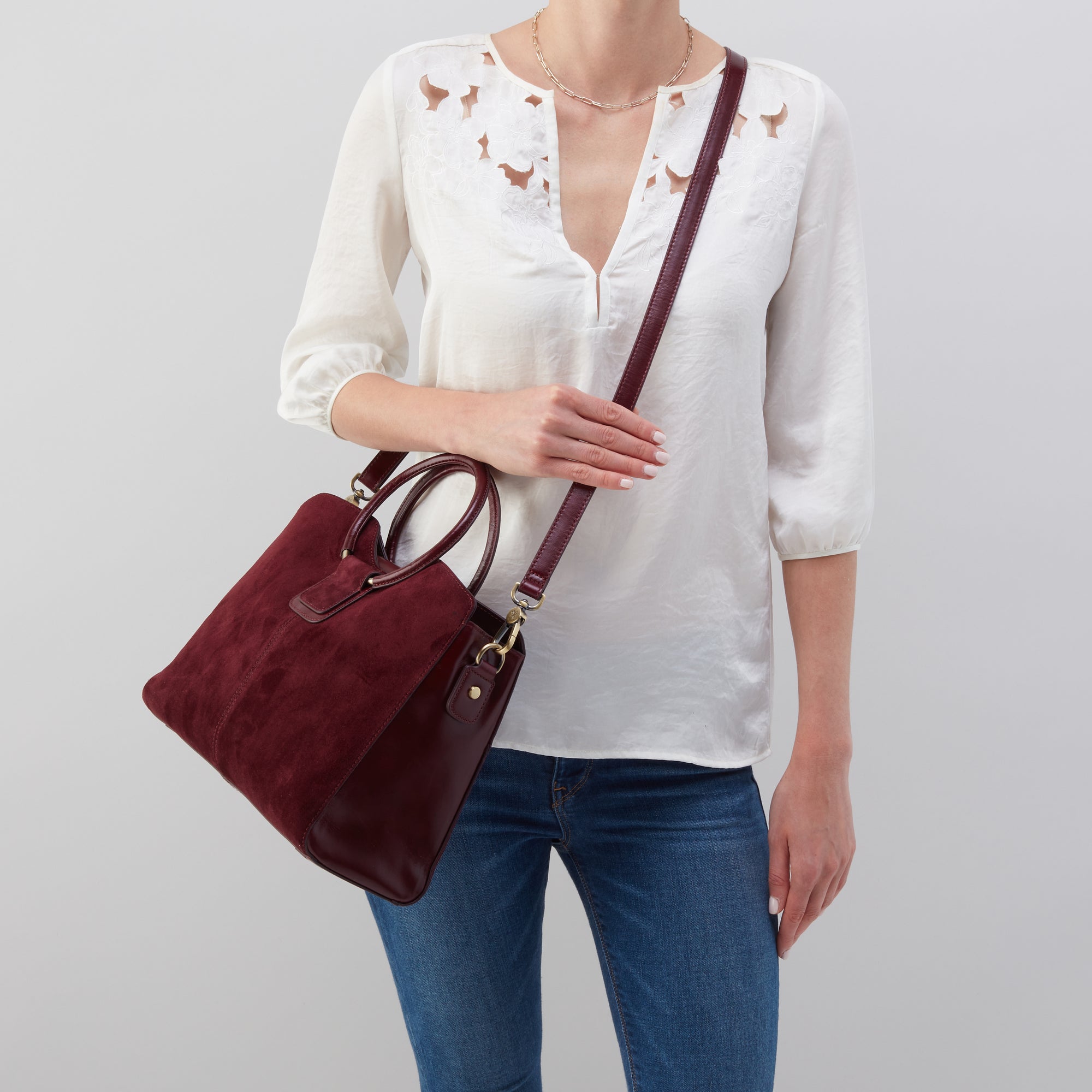 Hobo Heidi Satchel in Port