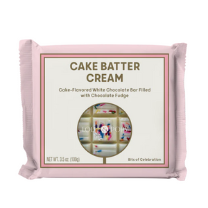 Cake Batter Cream Chocolate Bar
