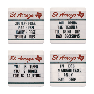 El Arroyo Ceramic Coaster Set