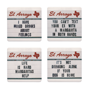 El Arroyo Ceramic Coaster Set