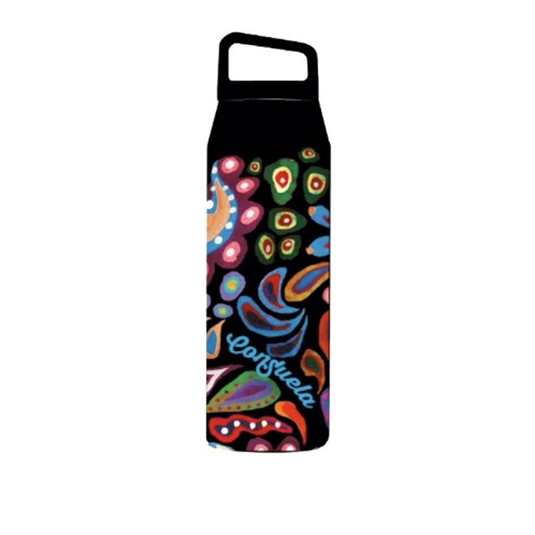 32oz Wide Mouth Water Bottle, Sophie - straw lid