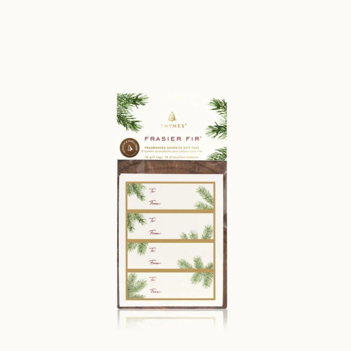 Frasier Fir Fragranced Adhesive Gift Tags