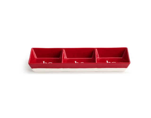 Ho Ho Ho Divided Dish