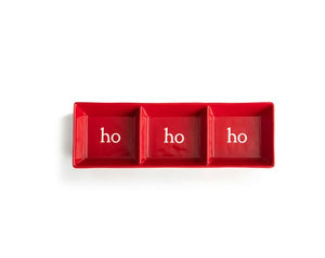Ho Ho Ho Divided Dish