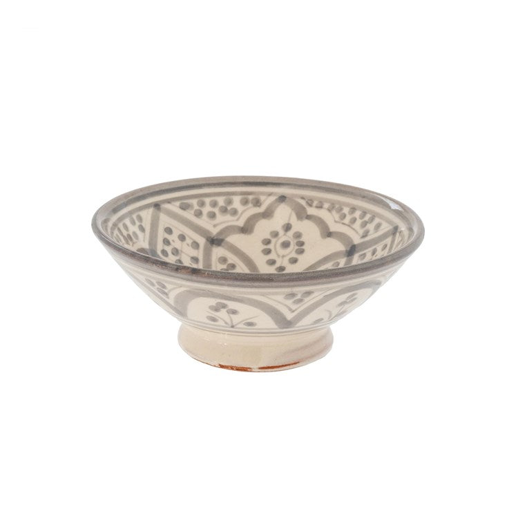 Moroccan Bowl, Light Grey