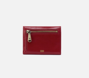 Hobo Jill Mini Wallet in Crimson