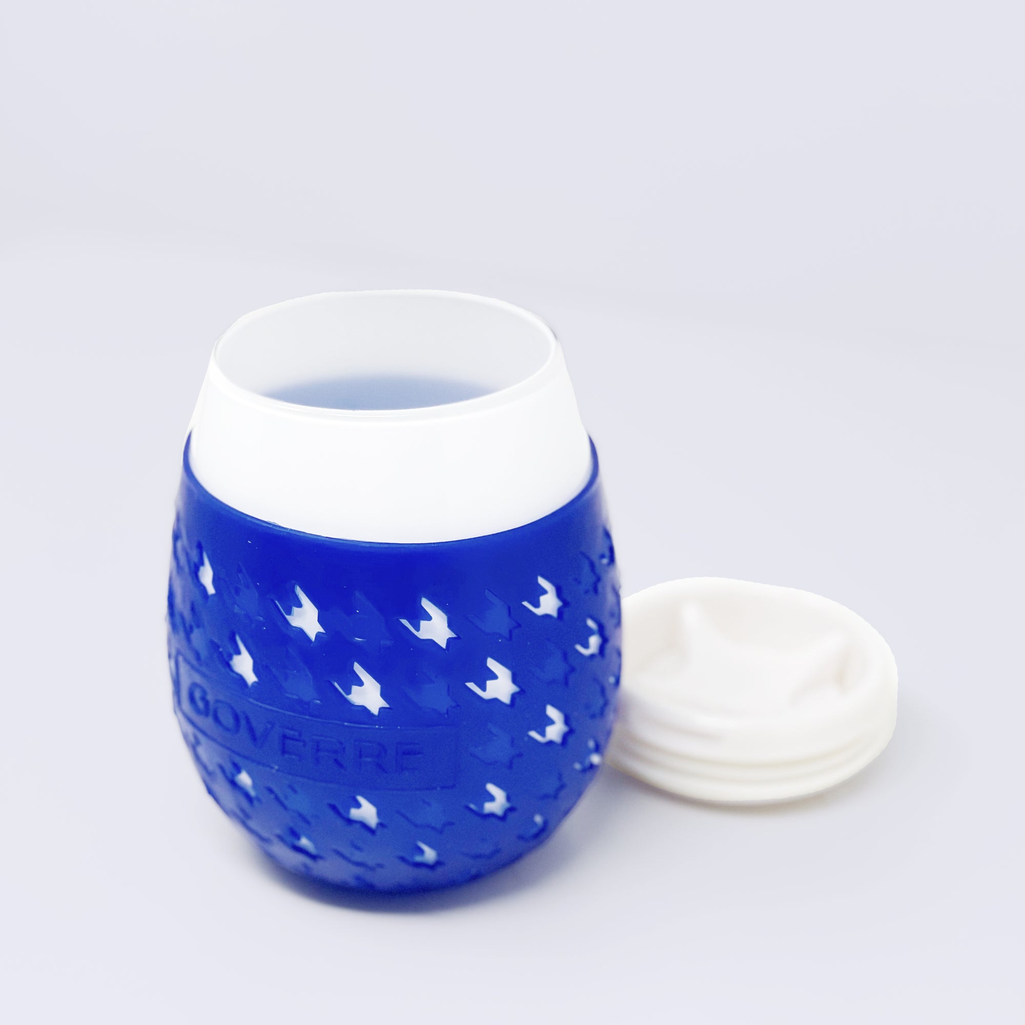 Goverre Stemless Wine Glass in Navy
