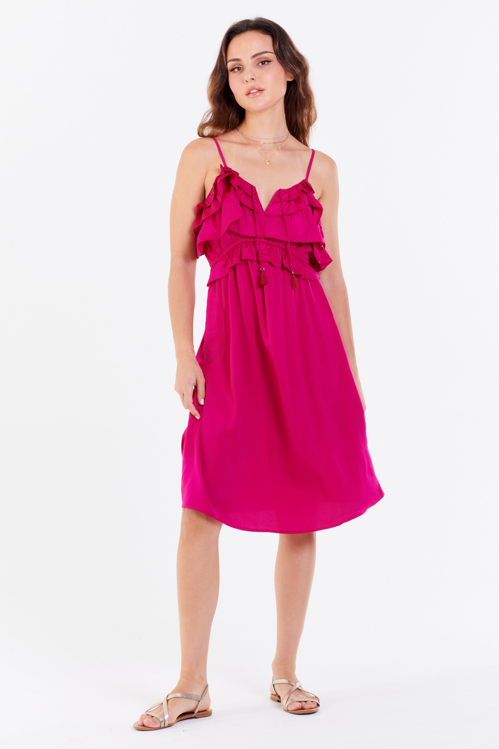 Valentina Dress Lipstick Pink