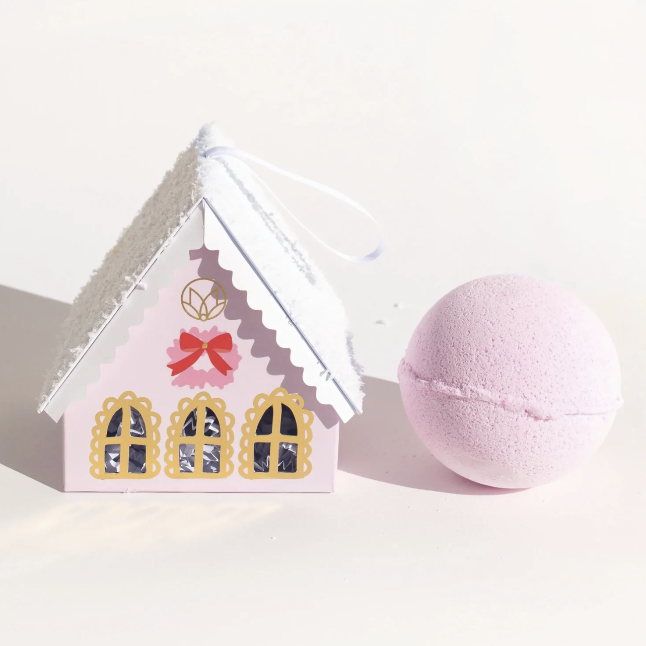 Pink Holiday Village Balm